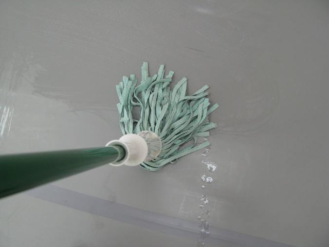 A wax on, wax off kind of day in the ballet classroom