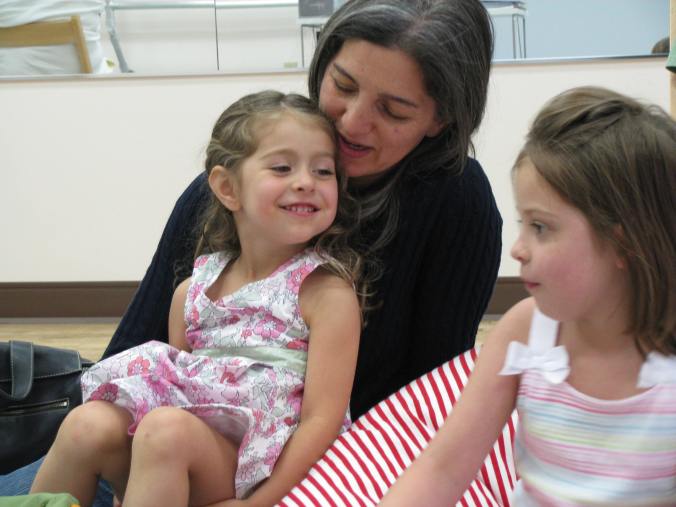 Young dancers at one of the school's many screening parties over the years