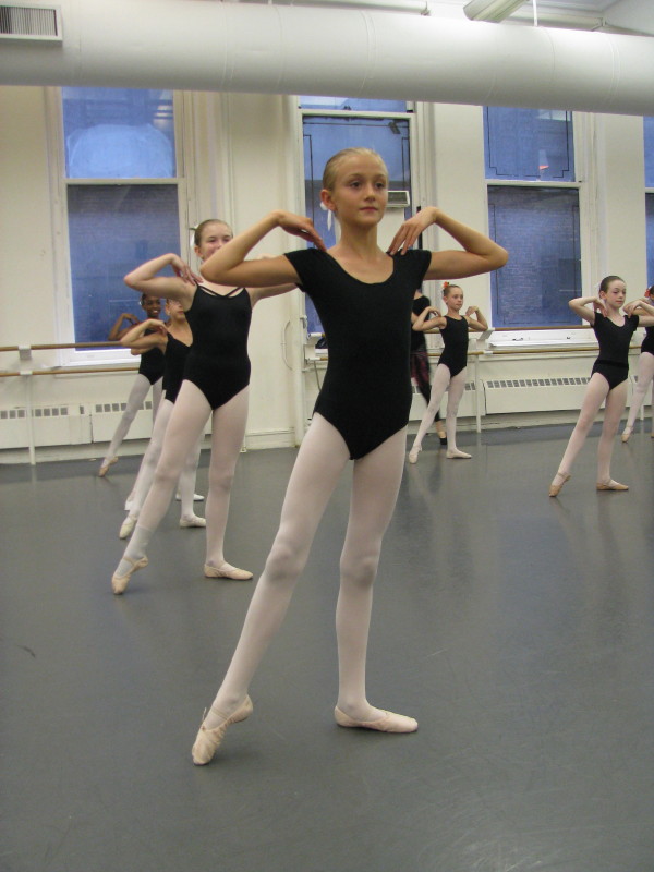 Technique class at ABT; the instructor was Erica Mero.