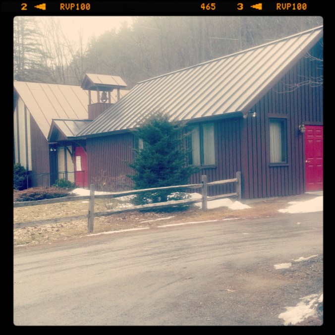 Mile Two my lovely little Episcopal church (Note to Fr. John:  in case you are reading this, despite appearances, I have not given up, er, church, for Lent.  I swear.  On a stack of Bibles.)