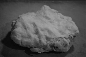 Dough ball kneaded four times, as Granny would say