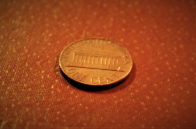 Closeup of Lucky Penny